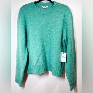 NWT RE/DONE Textured Boxy Crewneck Sweater Made in Italy Size (See Measurements)